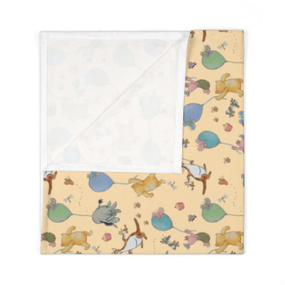 Beary Best Party Swaddle Blanket (INCLUDE CUSTOM NAME & FONT OPTION IN NOTES AT CHECKOUT)