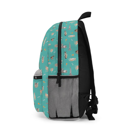 Purr-fectly Cozy Backpack (INCLUDE CUSTOM NAME & FONT OPTION IN NOTES AT CHECKOUT)
