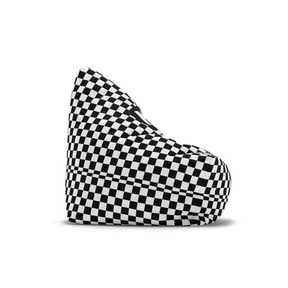 Checks Bean Bag Chair Cover (INCLUDE CUSTOM NAME & FONT OPTION IN NOTES AT CHECKOUT)