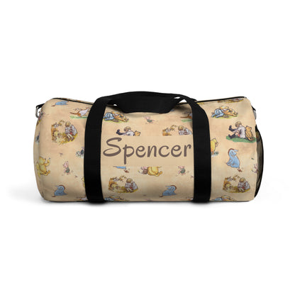 Beary Best Friends Duffel Bag  (INCLUDE CUSTOM NAME & FONT OPTION IN NOTES AT CHECKOUT)