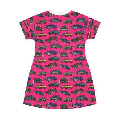 Hotrod Rose T-Shirt Dress