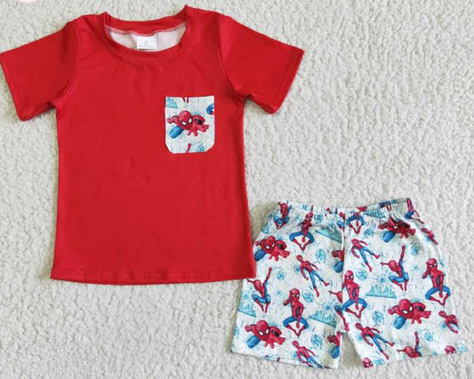 Spidey Shorts Set