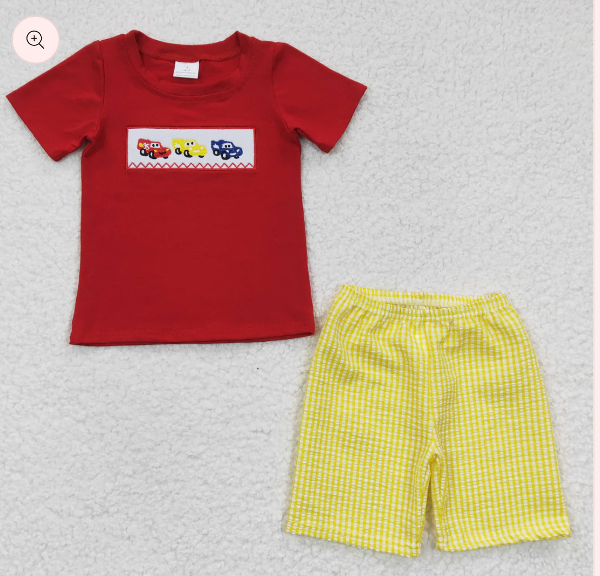 Cars Shorts Set