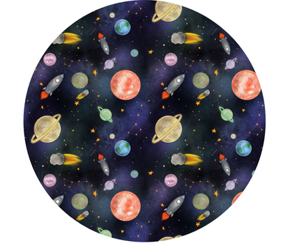 Teddy's Space Adventure Double Layer Blanket