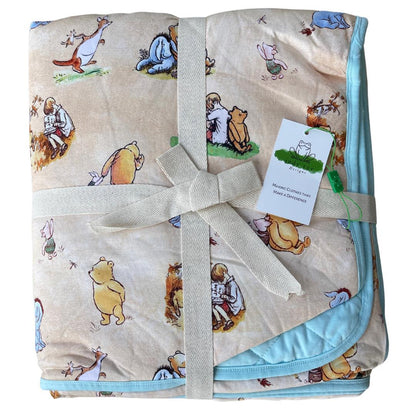 Beary Best Friends (Classic Pooh) QUILTED Blanket