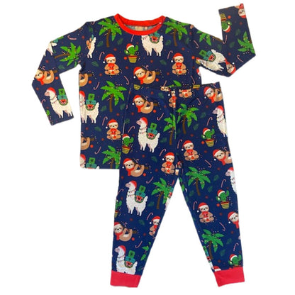 Christmas Fiesta Two Piece Pajamas Set