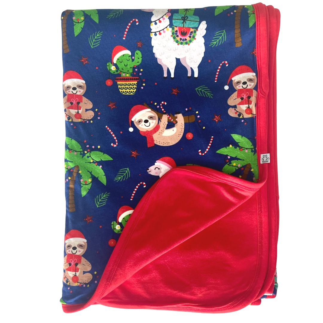 Christmas Fiesta Double-Layer Blanket