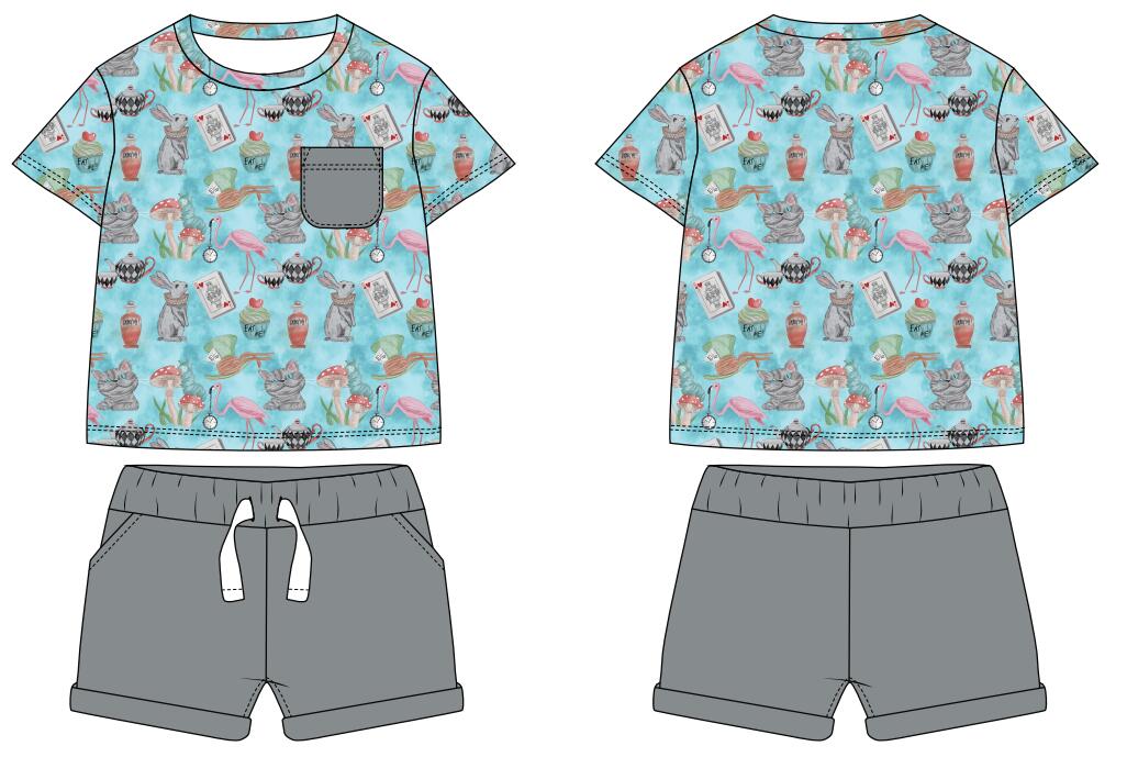 We're All Mad Here Daywear Shorts Set