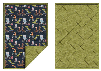 Wild Ride Quilted Blanket