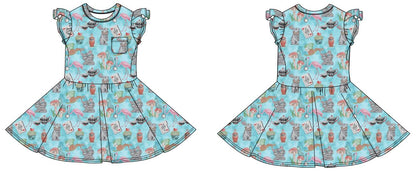 We're All Mad Here Twirl Dress